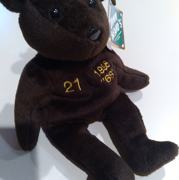 Sammy Sosa #21 & Roger Clemens #21 Bamm Beanos Beanie Baby Bears - Picture 3 of 16